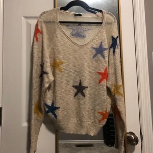 Blank Paige multicolor star sweater - size Small